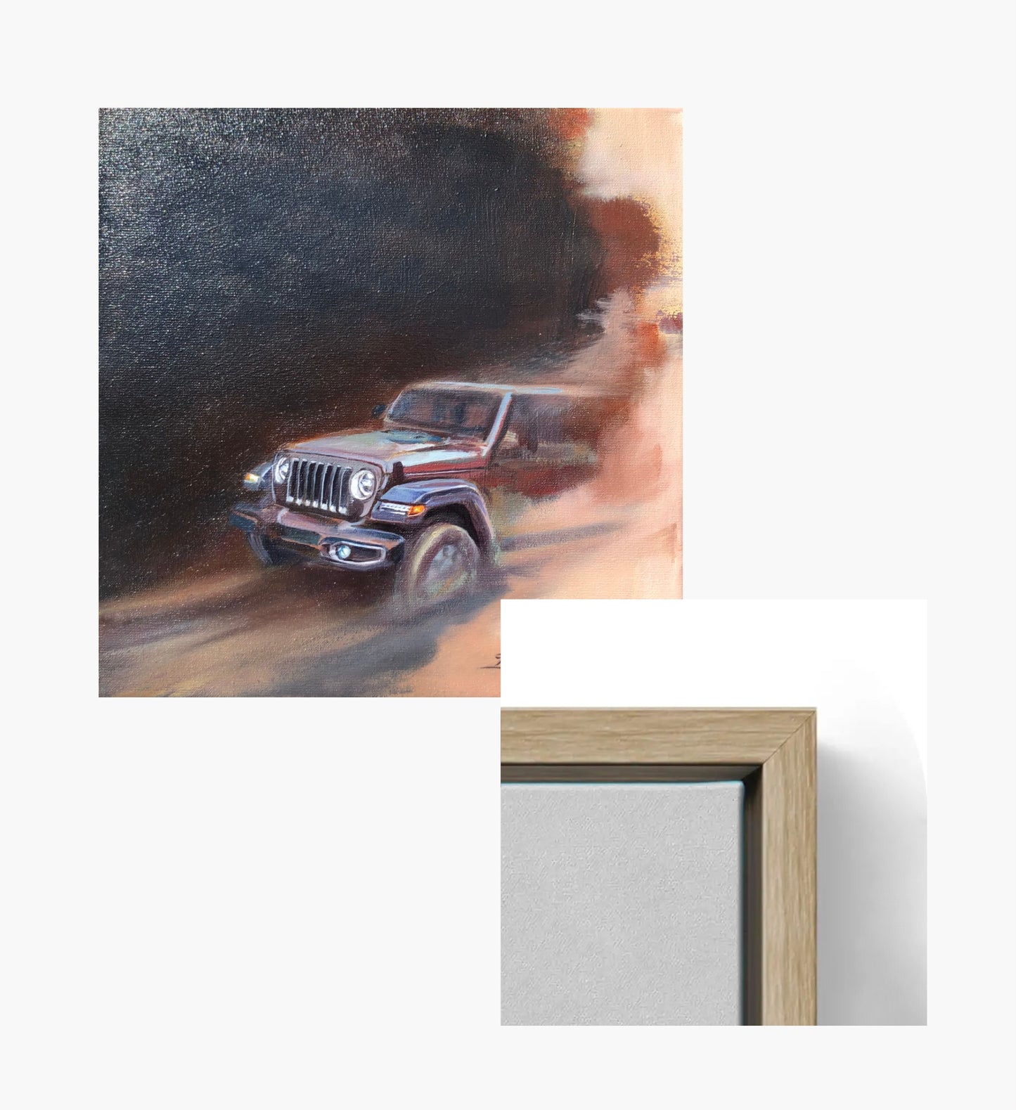 Canvas Print with Wooden Frame